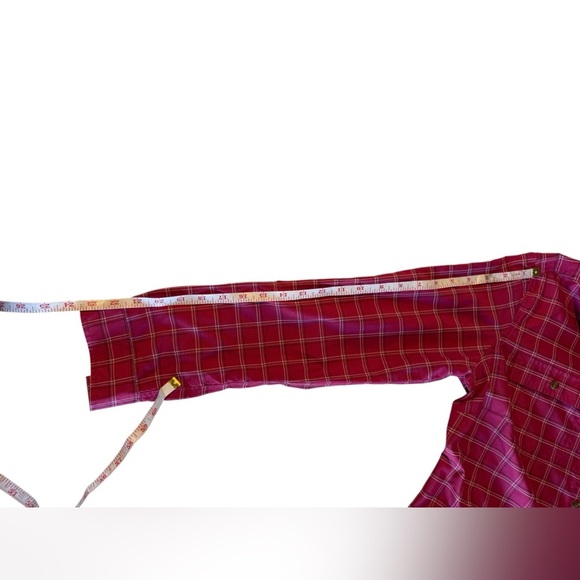 Eddie bauer classic fit pink plaid collared button up women’s medium - Picture 10 of 12